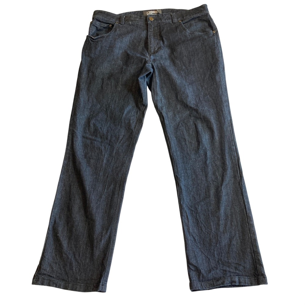 Mountain Khakis Mens 36x30 Miter Jeans Classic Fit Dark Wash Organic Cotton